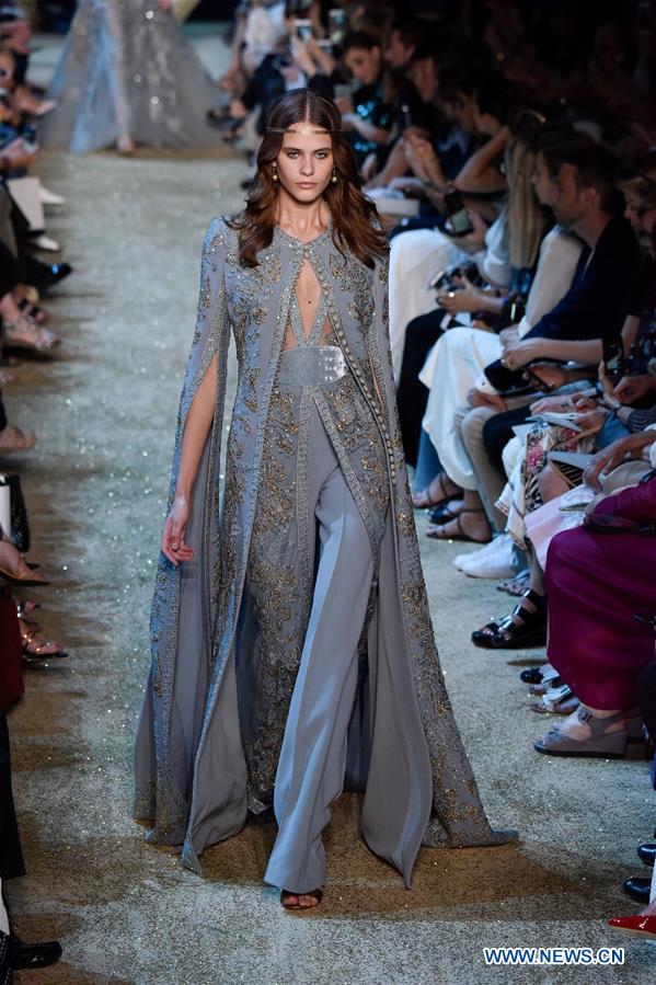 FRANCE-PARIS-FASHION WEEK-HAUTE COUTURE-ELIE SAAB