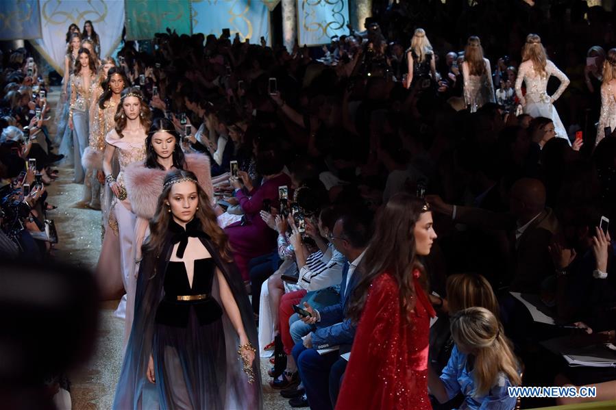 FRANCE-PARIS-FASHION WEEK-HAUTE COUTURE-ELIE SAAB