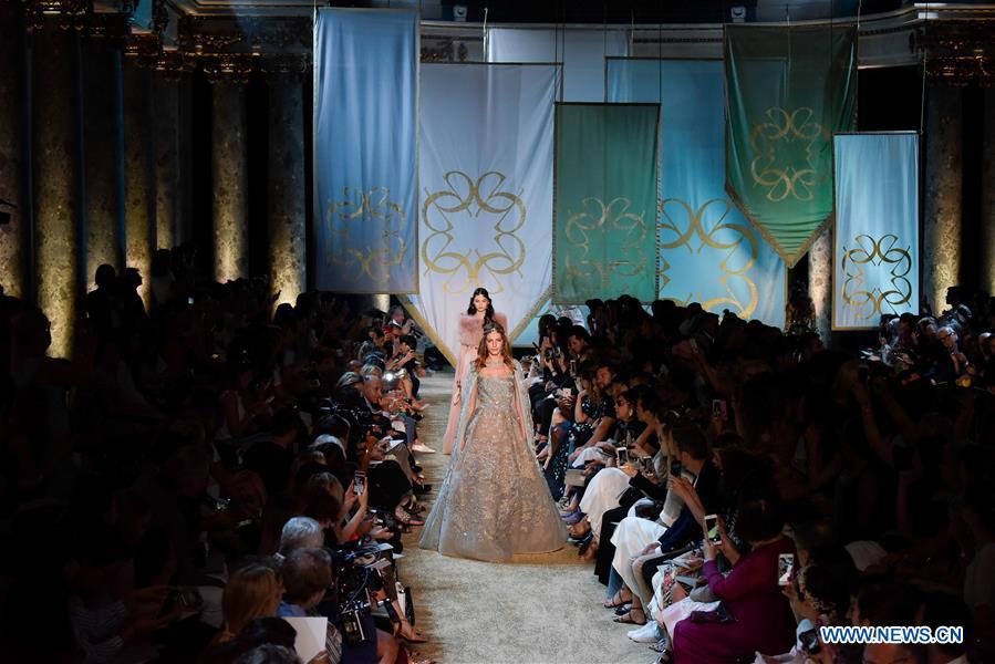 FRANCE-PARIS-FASHION WEEK-HAUTE COUTURE-ELIE SAAB