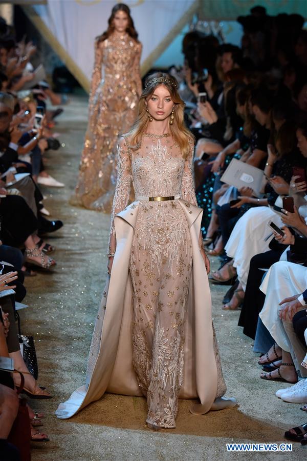 FRANCE-PARIS-FASHION WEEK-HAUTE COUTURE-ELIE SAAB