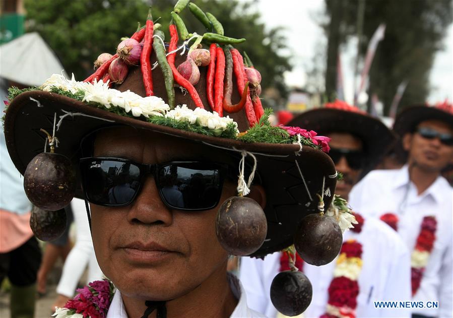 INDONESIA-NORTH SUMATRA-FRUITS AND FLOWER FESTIVAL