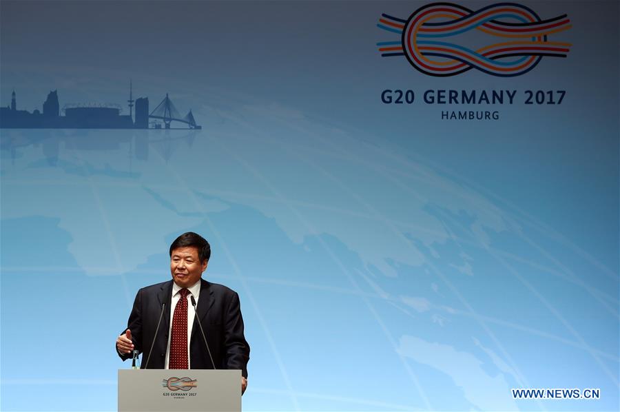 GERMANY-HAMBURG-G20-CHINA-ZHU GUANGYAO
