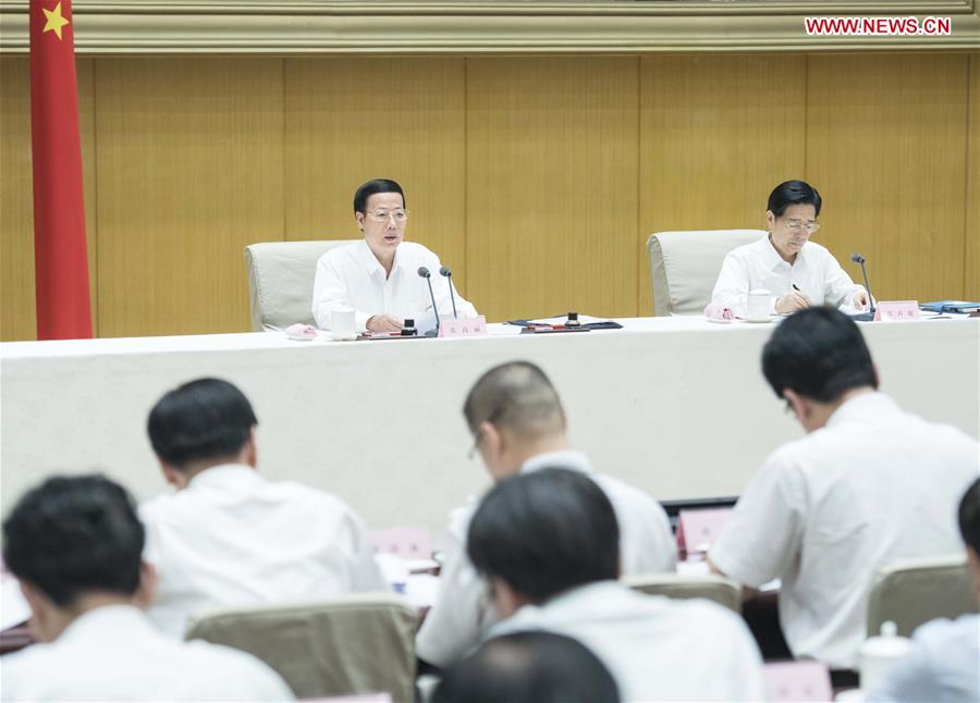 CHINA-BEIJING-ZHANG GAOLI-TELECONFERENCE (CN)