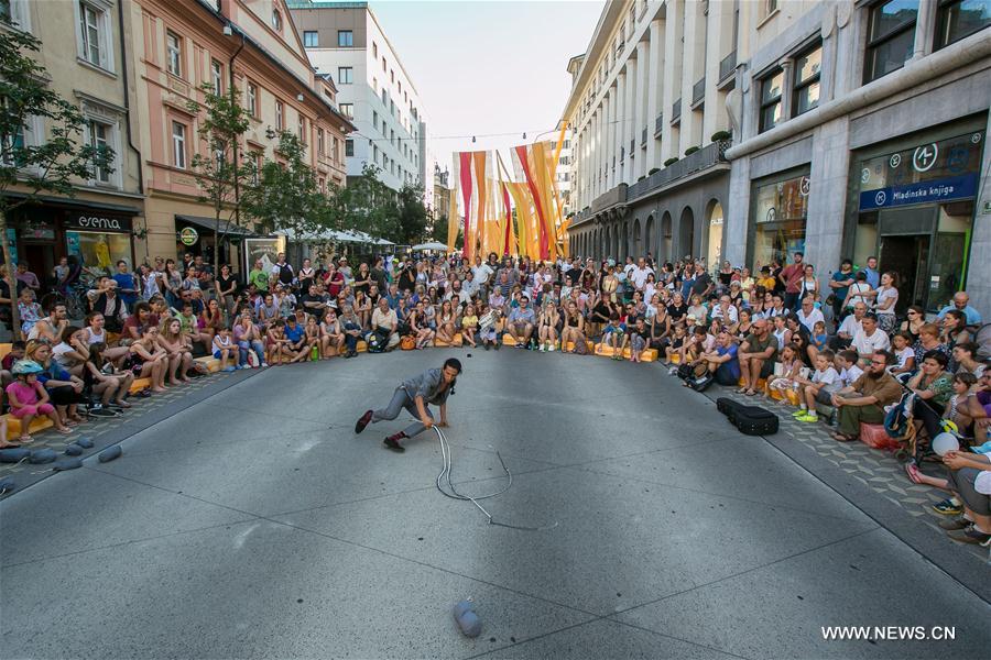 SLOVENIA-LJUBLJANA-STREET THEATRE FESTIVAL