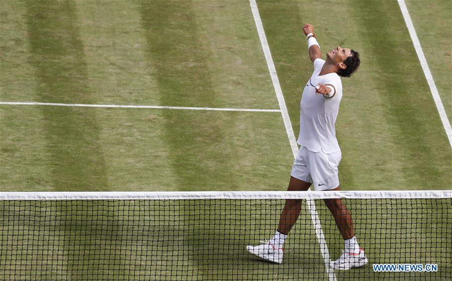 (SP)BRITAIN-LONDON-TENNIS-WIMBLEDON-DAY 5