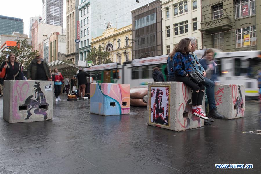 AUSTRALIA-MELBOURNE-ANTI TERROR BOLLARDS