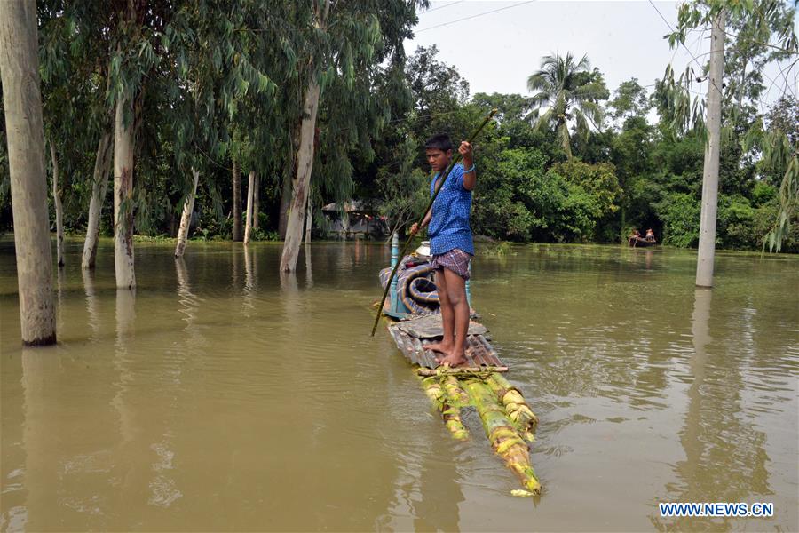 BANGLADESH-SIRAJGANJ-FLOODS