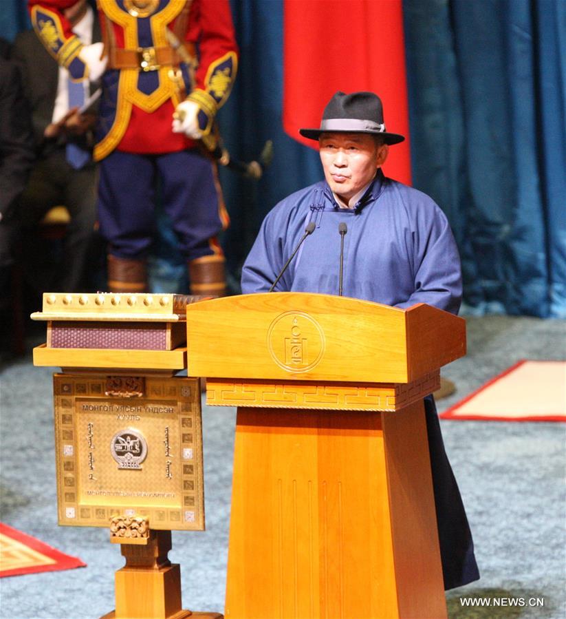 MONGOLIA-ULAN BATOR-PRESIDENT-INAUGURATION