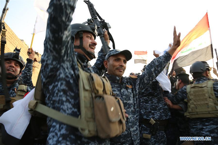 IRAQ-MOSUL-LIBERATION-CELEBRATION