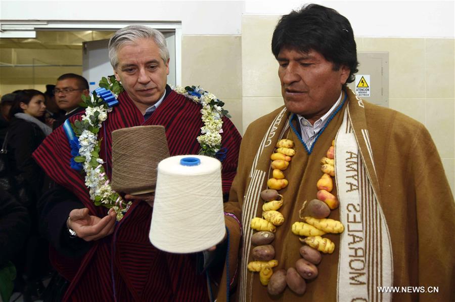 BOLIVIA-LA PAZ-PLANT-INAUGURATION