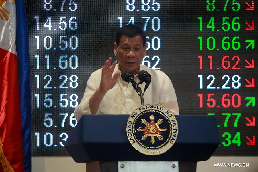 PHILIPPINES-MAKATI CITY-STOCK-DUTERTE