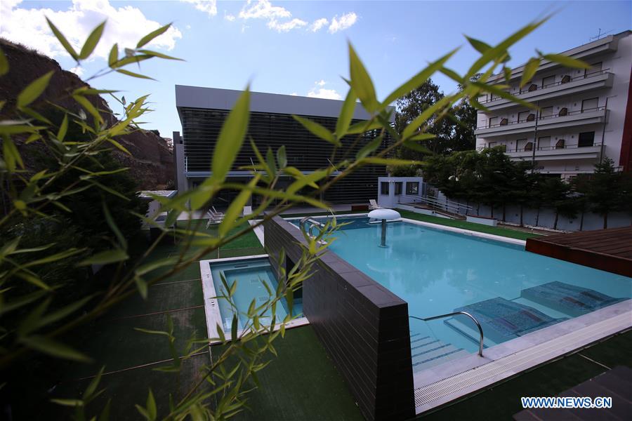 GREECE-LOUTRAKI-ANCIENT NATURAL THERMAL SPAS