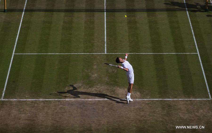 (SP)BRITAIN-LONDON-TENNIS-WIMBLEDON-DAY 9
