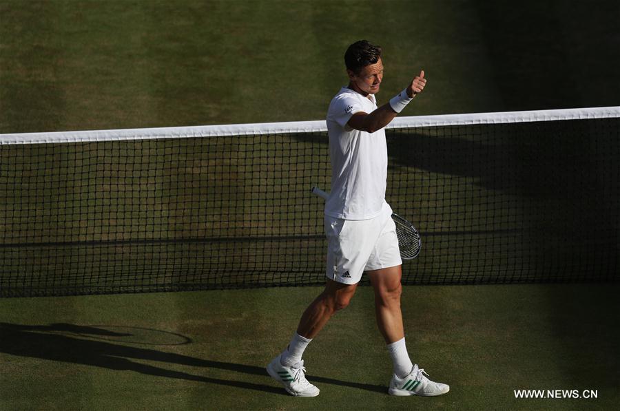 (SP)BRITAIN-LONDON-TENNIS-WIMBLEDON-DAY 9