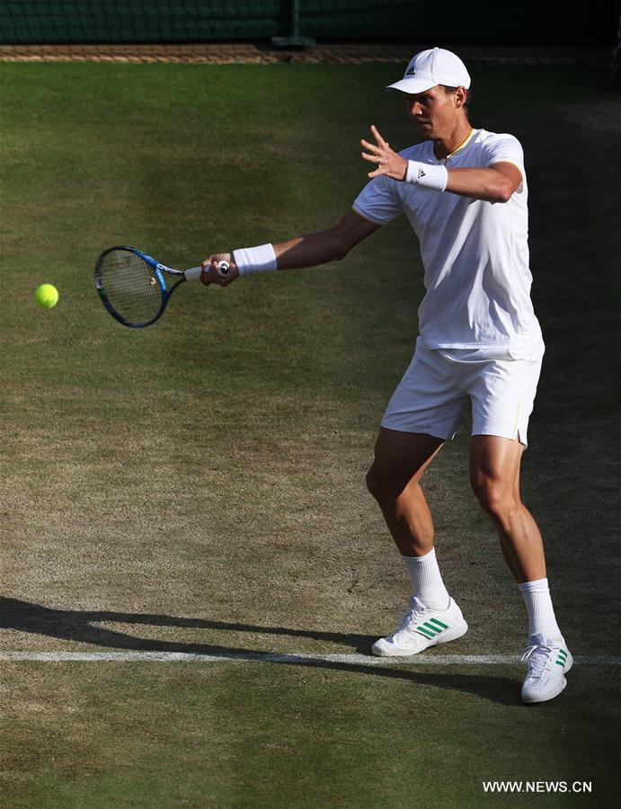 (SP)BRITAIN-LONDON-TENNIS-WIMBLEDON-DAY 9