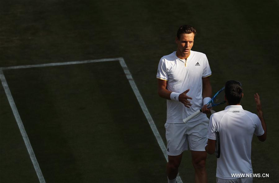 (SP)BRITAIN-LONDON-TENNIS-WIMBLEDON-DAY 9