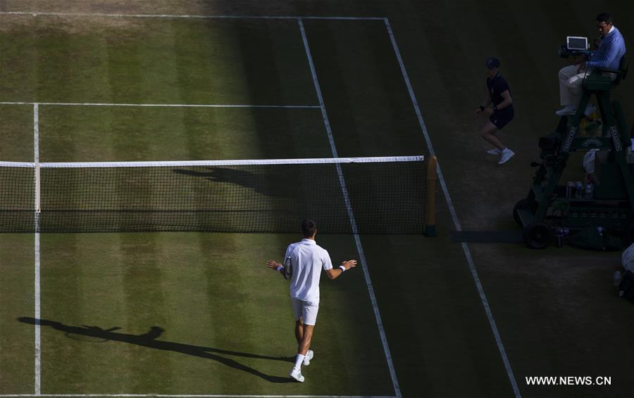 (SP)BRITAIN-LONDON-TENNIS-WIMBLEDON-DAY 9