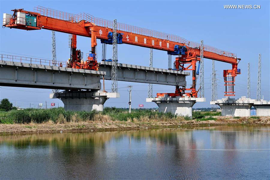 CHINA-TANGSHAN-RAILWAY BRIDGE-CONSTRUCTION(CN)