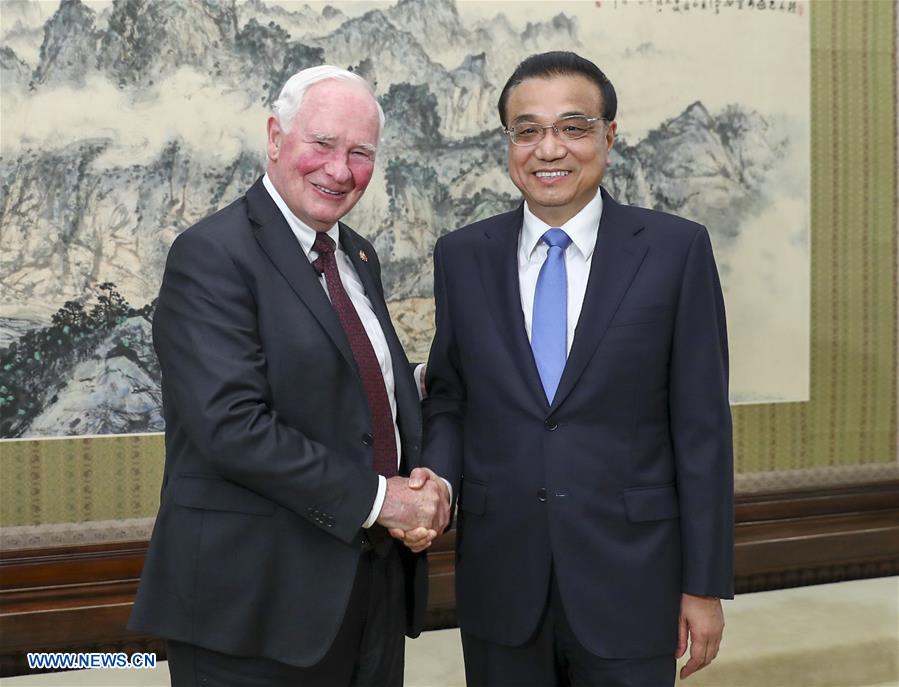 CHINA-CANADA-LI KEQIANG-DAVID JOHNSTON-MEETING (CN)