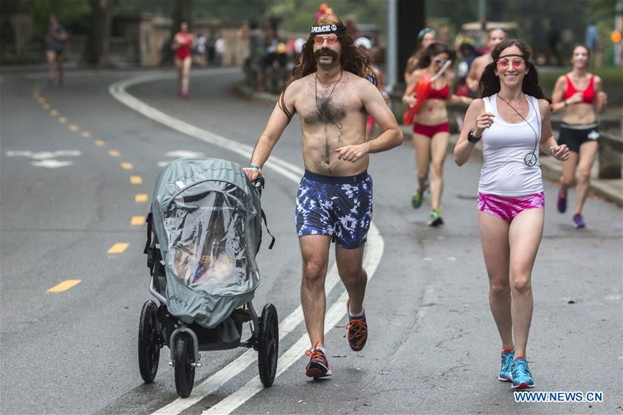NYC Triathlon's Underwear Run kicks off in Central Park, New York City