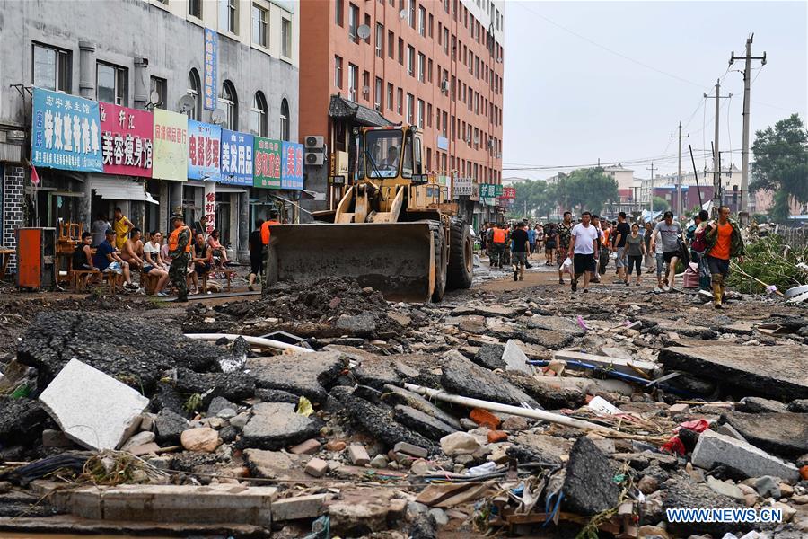 CHINA-JILIN-DOWNPOUR-INFLUENCE (CN)