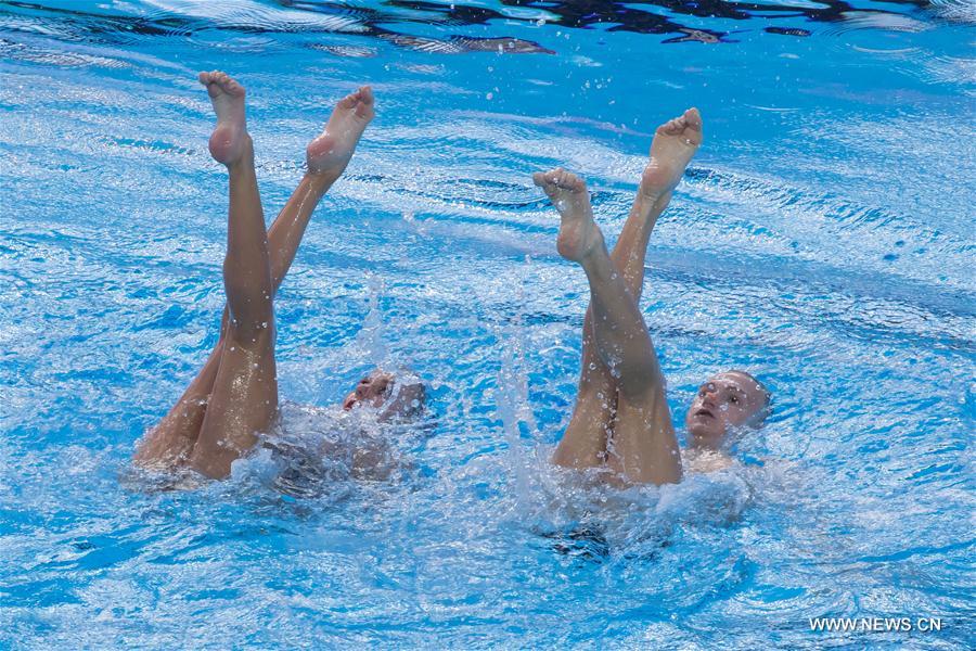 (SP)HUNGARY-BUDAPEST-FINA WORLD CHAMPIONSHIPS-SYNCHRO-MIXED DUET TECHNICAL PRELIMINARY