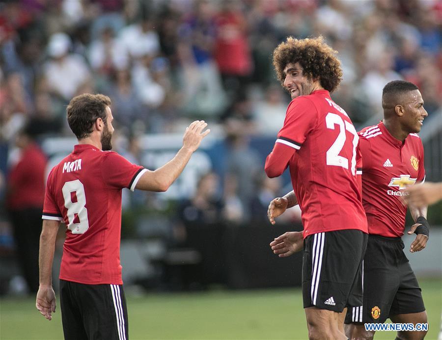 (SP)U.S.-CARSON-MANCHESTER UNITED-L.A. GALAXY-FRIENDLY