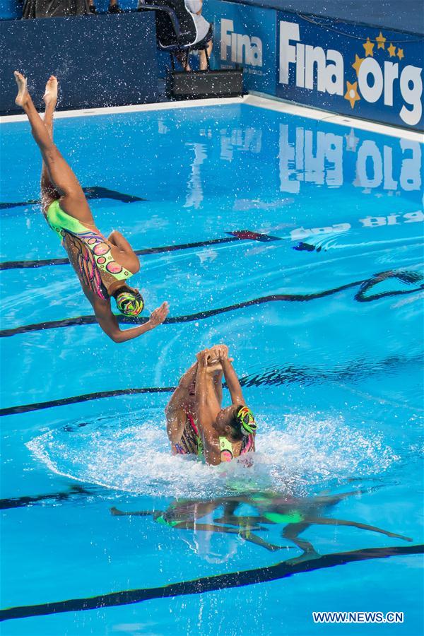 (SP)HUNGARY-BUDAPEST-FINA WORLD CHAMPIONSHIPS-SYNCHRO-WOMEN TEAM TECHNICAL PRELIMINARY