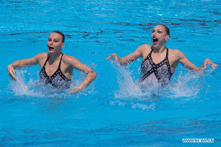 (SP)HUNGARY-BUDAPEST-FINA WORLD CHAMPIONSHIPS-SYNCHRO-WOMEN DUET TECHNICAL FINAL