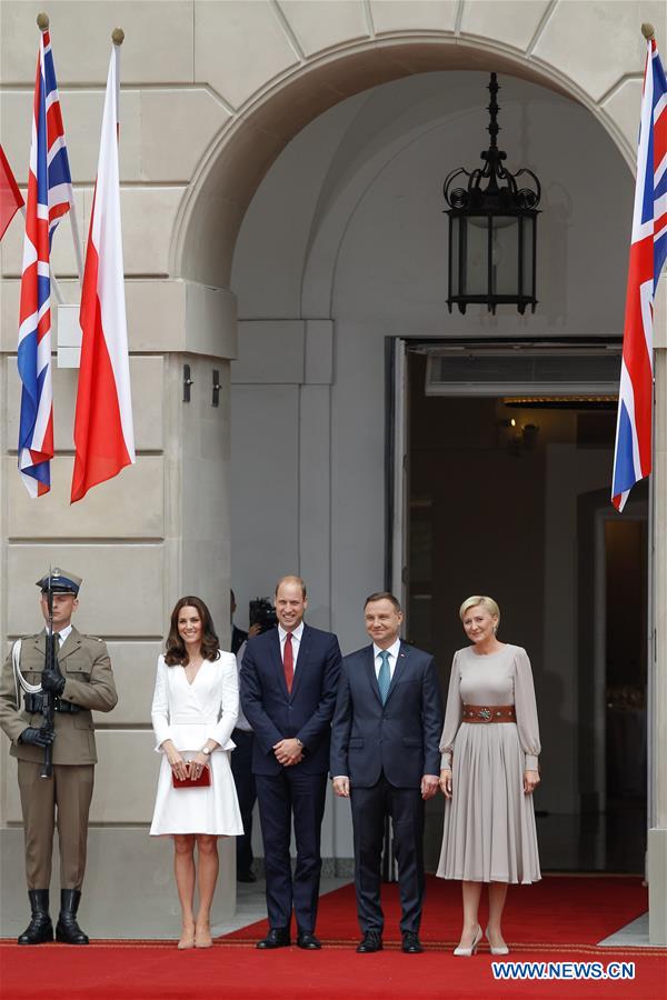 POLAND-WARSAW-DUKE OF CAMBRIDGE-VISIT