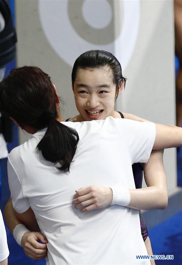 (SP)HUNGARY-BUDAPEST-FINA WORLD CHAMPIONSHIPS-DIVING-WOMEN 3M SYNCHRO FINAL