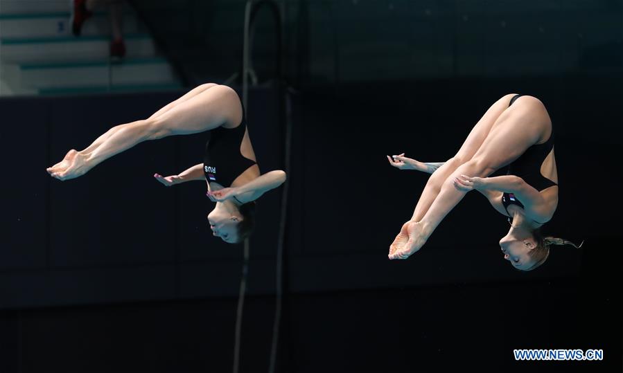 (SP)HUNGARY-BUDAPEST-FINA WORLD CHAMPIONSHIPS-DIVING-WOMEN 3M SYNCHRONISED FINAL