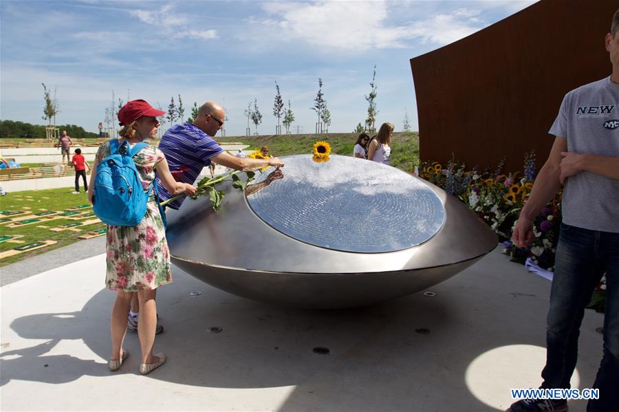 THE NETHERLANDS-AMSTERDAM-MH17-MONUMENT