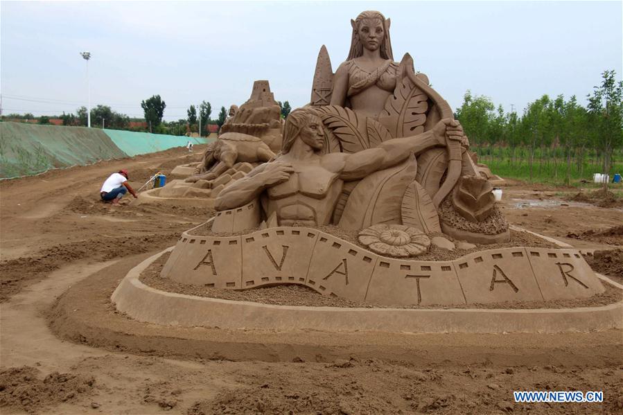 #CHINA-SHANDONG-SAND SCULPTURE (CN)