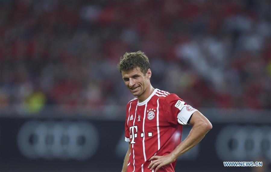 (SP)CHINA-SHANGHAI-SOCCER-ICC-ARSENAL-BAYERN MUNICH(CN)