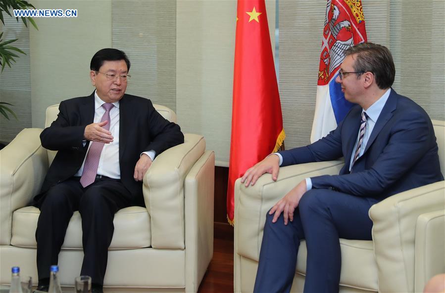 SERBIA-CHINA-ZHANG DEJIANG-VISIT