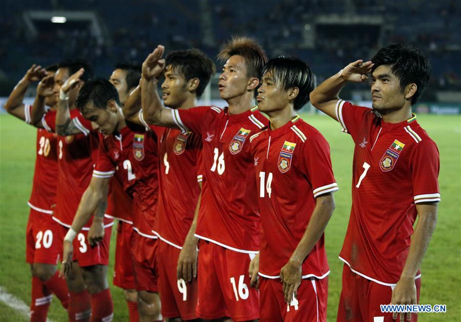 (SP)MYANMAR-YANGON-AFC U23 CHAMPIONSHIP-MYANMAR VS SINGAPORE-QUALIFIERS