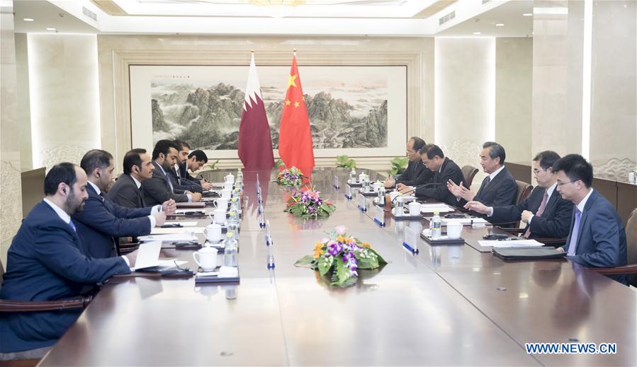 CHINA-BEIJING-QATAR-FM-MEETING (CN)