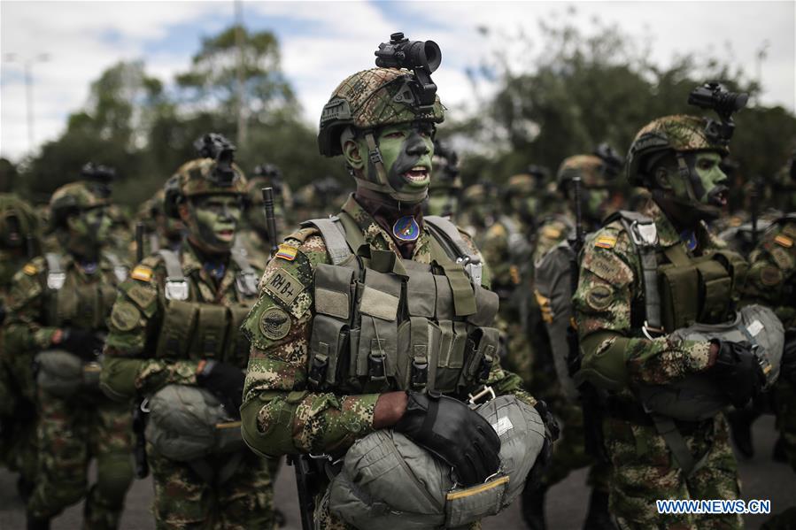 COLOMBIA-BOGOTA-MILITARY-INDEPENDENCE COMMEMORATION
