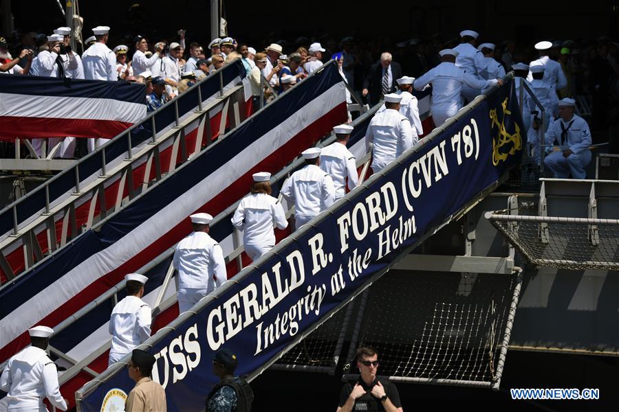 U.S.-NORFOLK-AIRCRAFT CARRIER GERALD R. FORD