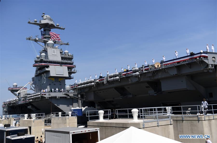 U.S.-NORFOLK-AIRCRAFT CARRIER GERALD R. FORD