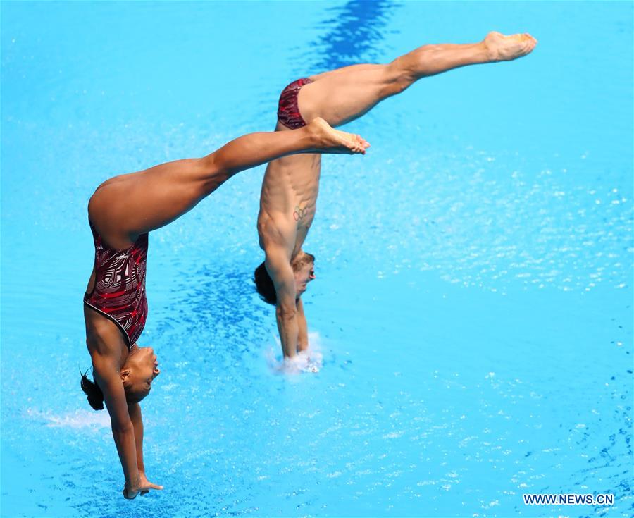 (SP)HUNGARY-BUDAPEST-DIVING-FINA WORLD CHAMPIONSHIPS-MIXED 3M SPRINGBOARD SYNCHRO FINAL
