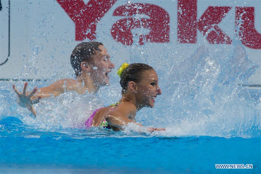 (SP)HUNGARY-BUDAPEST-SYNCHRO-FINA WORLD CHAMPIONSHIPS-MIXED DUET FREE FINAL