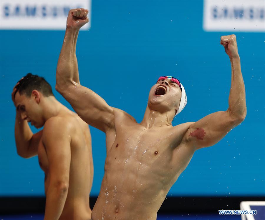 (SP)HUNGARY-BUDAPEST-FINA WORLD CHAMPIONSHIPS-SWIMMING-MEN 400M FREESTYLE FINAL