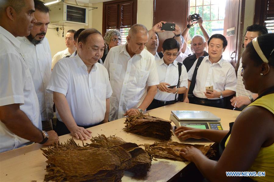 CUBA-HAVANA-CHINA-INDUSTRY-TOBACCO