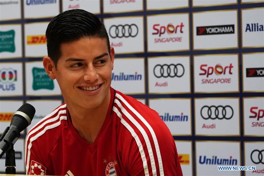 (SP)SINGAPORE-SOCCER-ICC-BAYERN MUNICH-PRESS CONFERENCE