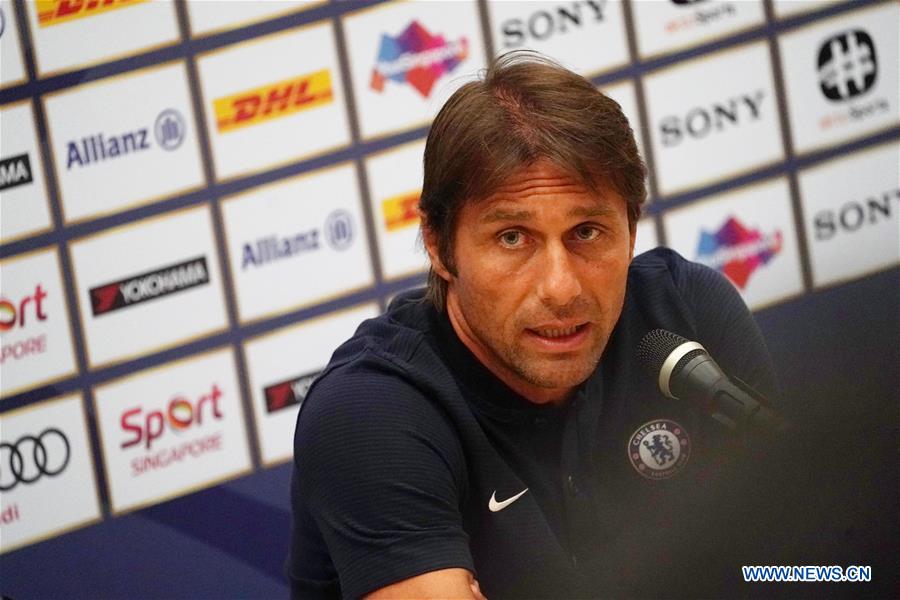 (SP)SINGAPORE-SOCCER-ICC-CHELSEA-PRESS CONFERENCE