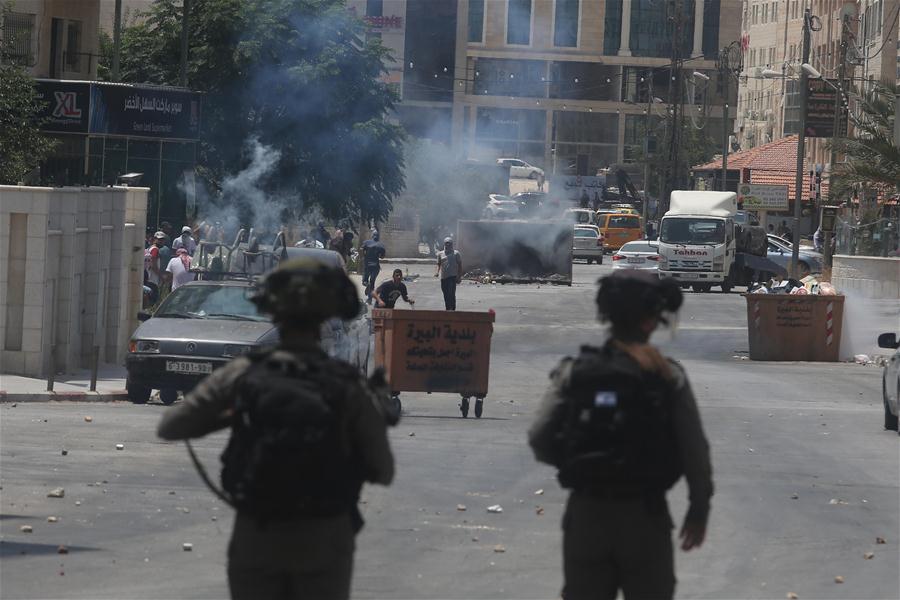 RAMALLAH-PROTEST-CLASHES