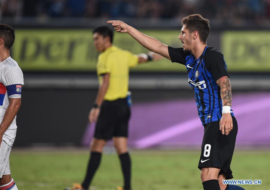 (SP)CHINA-NANJING-SOCCER-ICC-INTER MILAN VS LYONNAIS