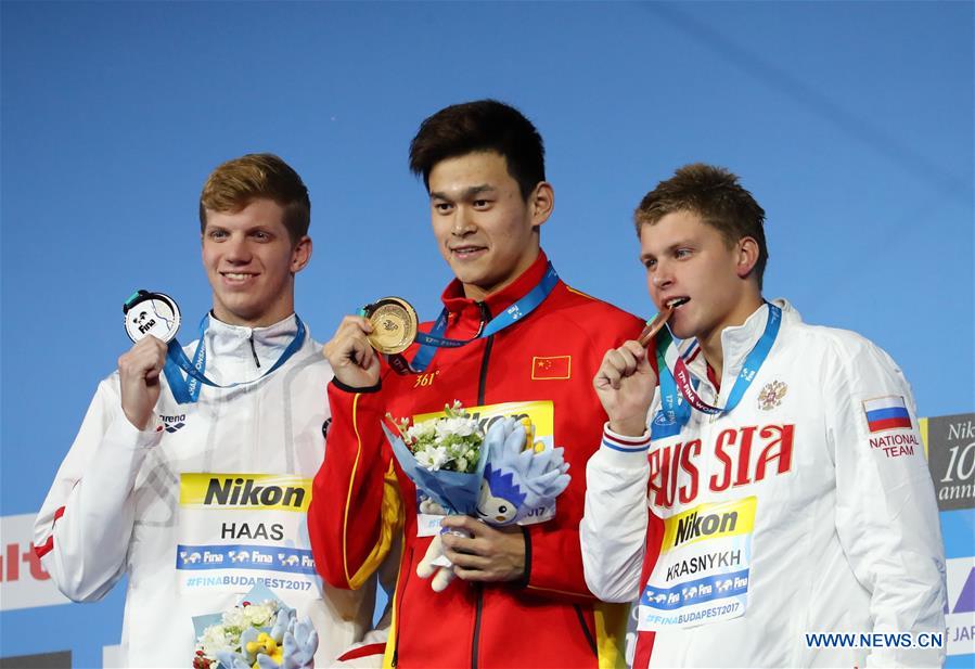 (SP)HUNGARY-BUDAPEST-FINA WORLD CHAMPIONSHIPS-SWIMMING-DAY 3